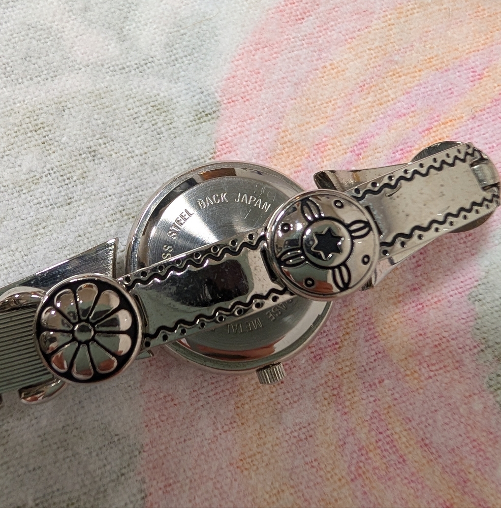 Tradition Watch,Silver Patterned Quartz Watch, Ru… - image 5